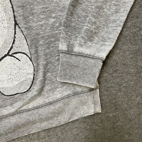 COCA-COLA VINTAGE Gray Sweatshirt Bears Graphic Lightweight Comfy Womens Size L - Picture 4 of 8